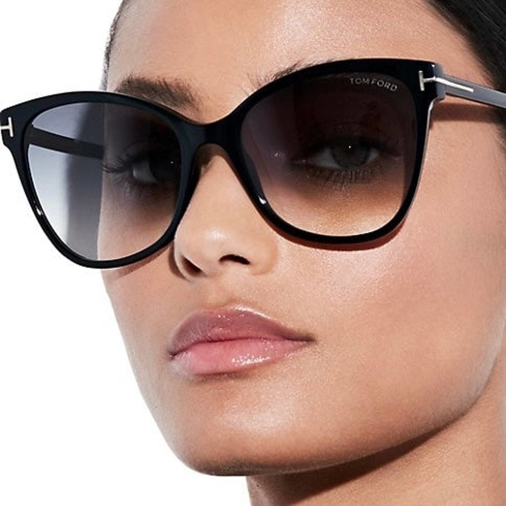 New!!! Tom Ford Ani Sunglasses Tf844-F 01b Authentic